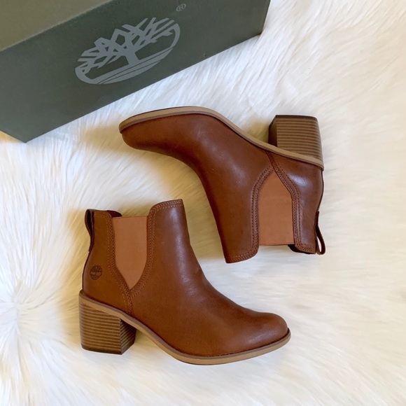 Timberland Brown Leather Brynlee Park Chelsea Boot - Picture 2 of 7